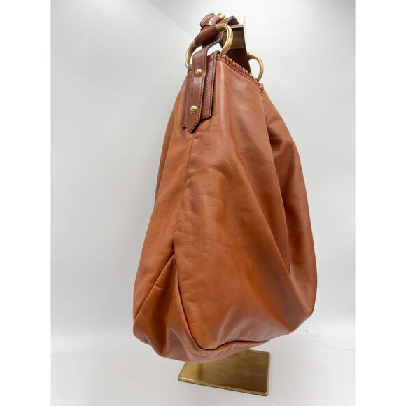 Vintage Gucci Large Horsebit Hobo Light Brown Leather - Picture 2 of 16